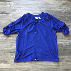 Zenergy Chicos Size 2 lightweight Jacket Full Zip